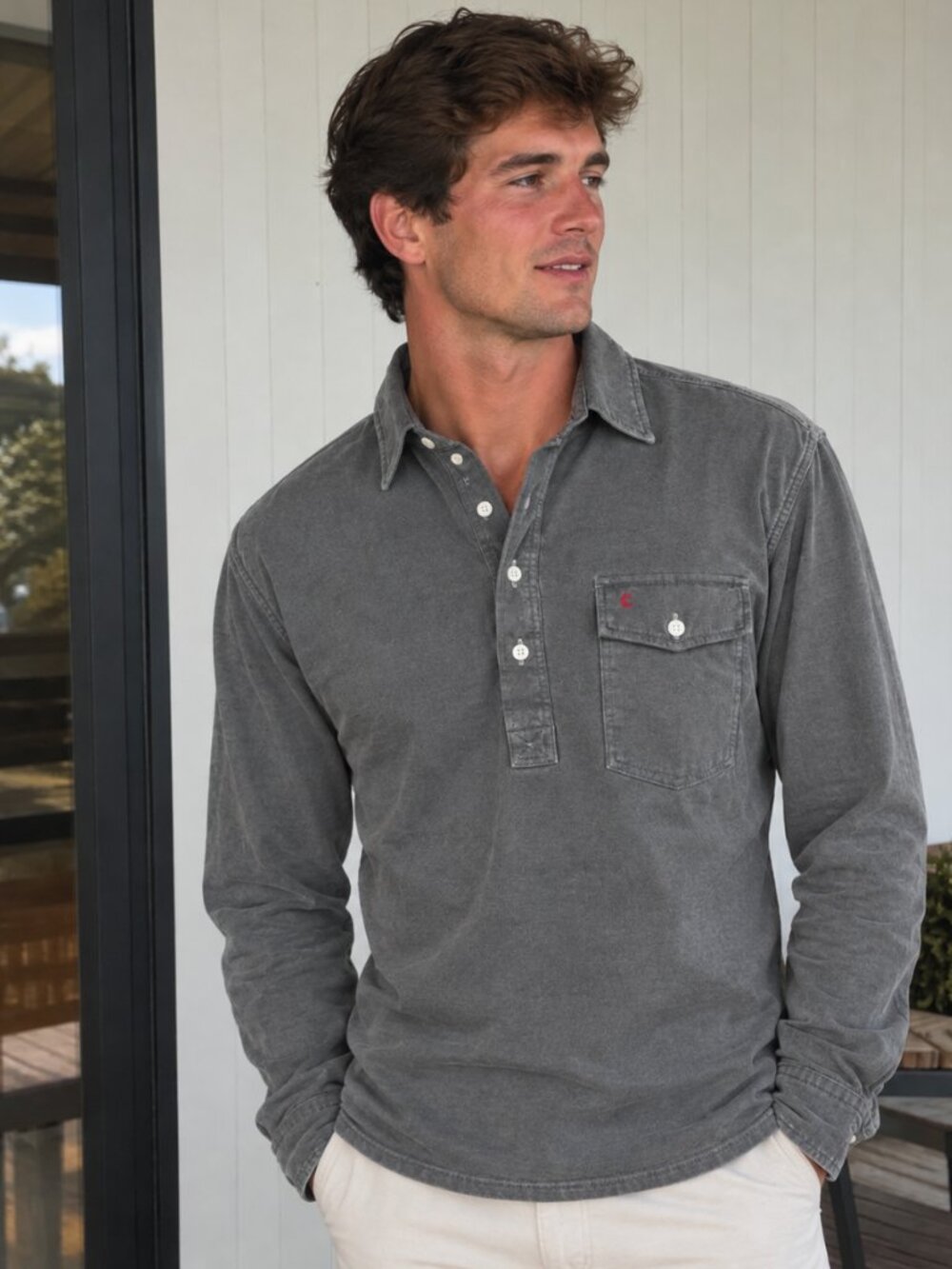 Criquet Long Sleeve Players Shirt Size Medium